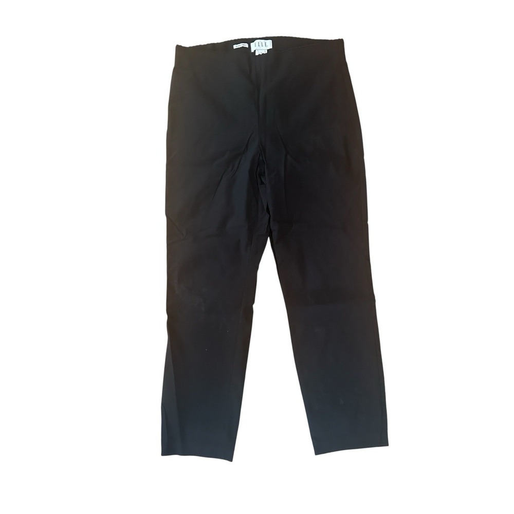 Elle Skinny Ankle Black Pullon Pants SZ L